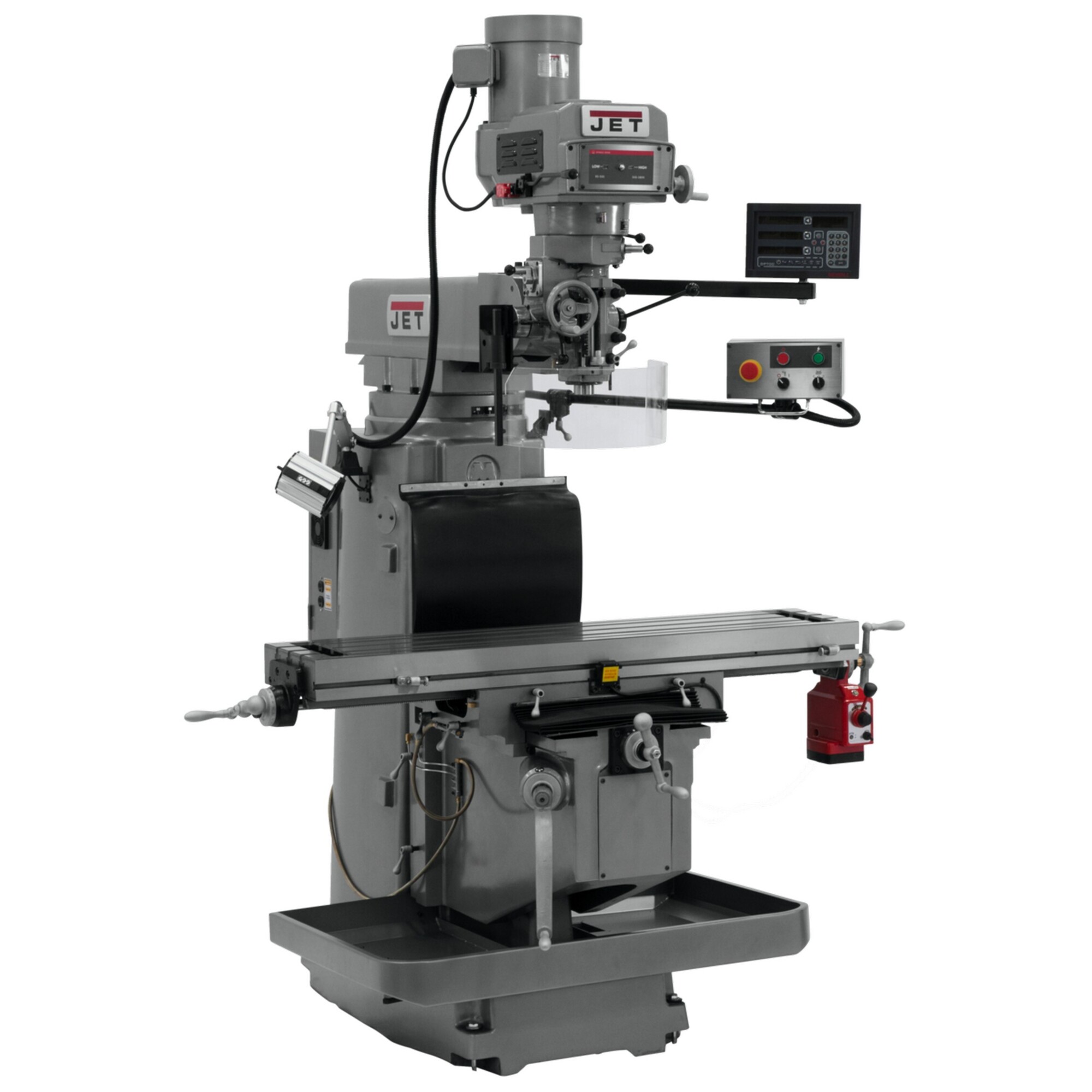 JET, Milling Machine, Horsepower 5 HP, Volts Multi, Model# JTM-1254RVS